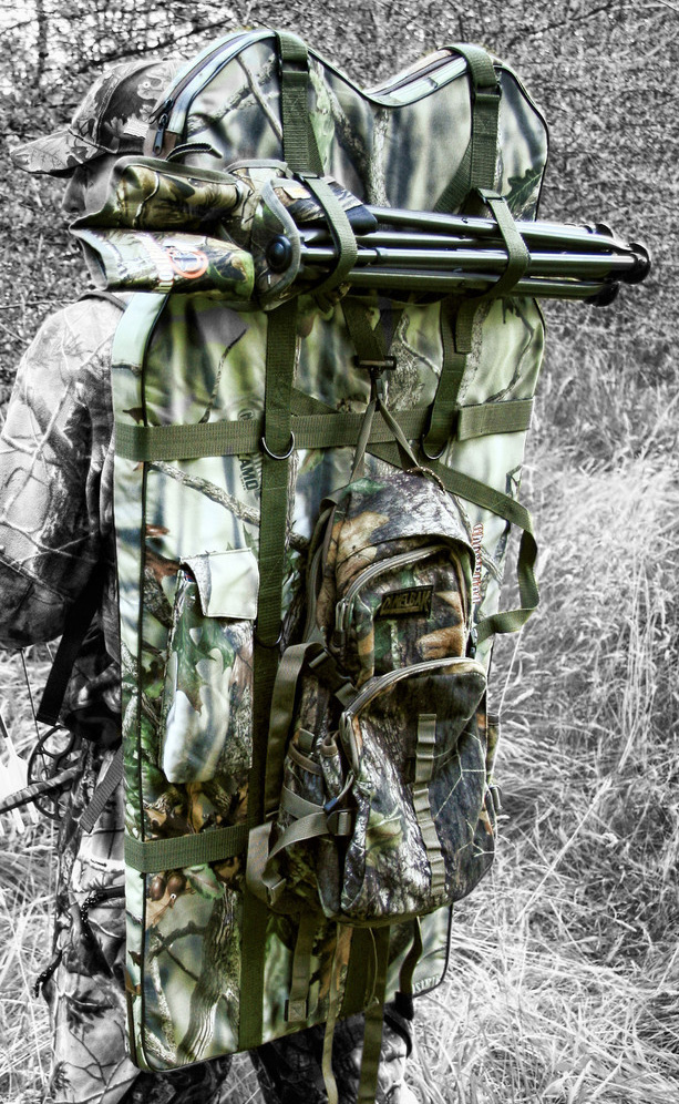GhostBlind CB-02D-3 Deluxe Carry Bag Camo, Water-Resistant, Padded