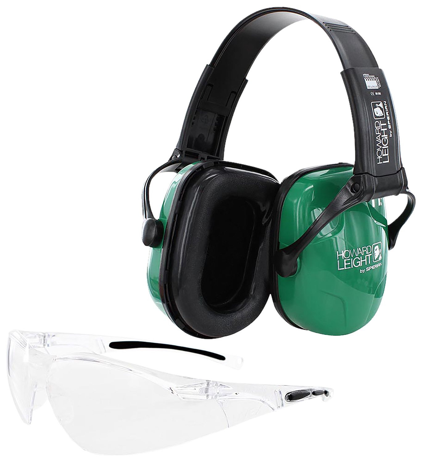 Howard Leight Shooting Combo Kit 25 NRR Green/Black