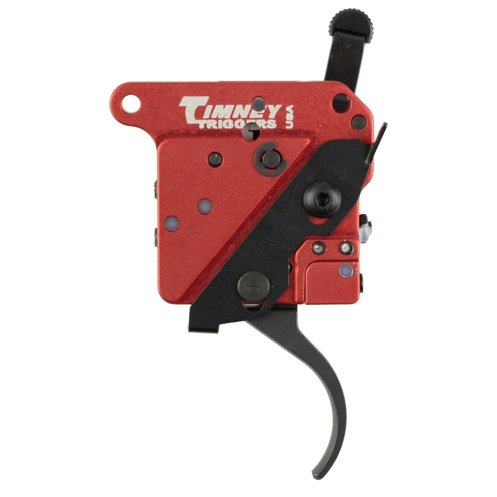 Buy Timney Triggers 533 2-Stage Curved Trigger 1-1.5 lbs Black/Red Finish online