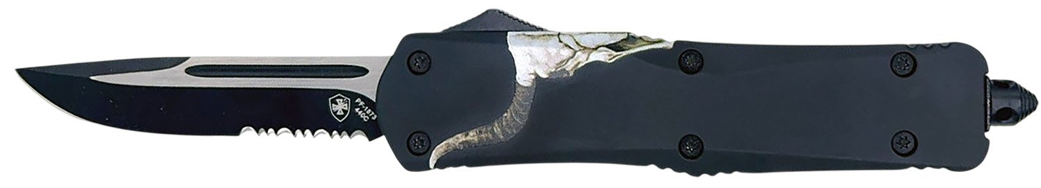 Templar Knife Gen II Saddle Blanket Slim 3.43" OTF Tanto Plain Black Ox... - Templar Knife - TANTO