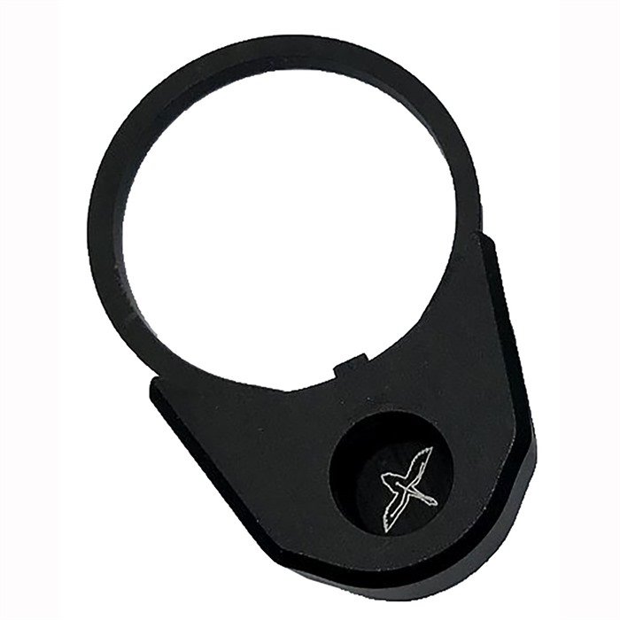 Forward Controls ESF-H End Plate 4140 Steel 3-QD Sling Sockets Black DLC - Forward Controls Design