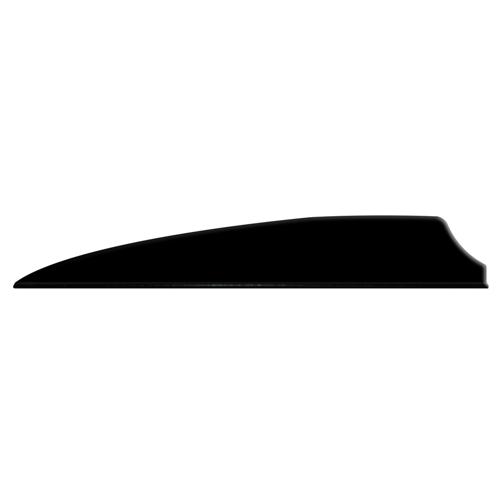 Q2i Q07041 Fusion X-II Vanes Black 3" 100pk Shield Cut Design