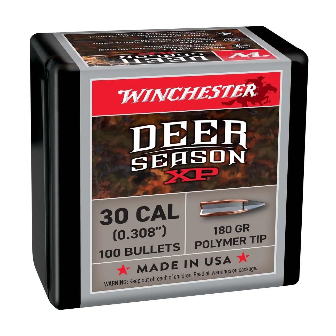 Winchester Deer Season XP Rifle Bullets 30 cal 150 gr 100/ct - Winchester - .30