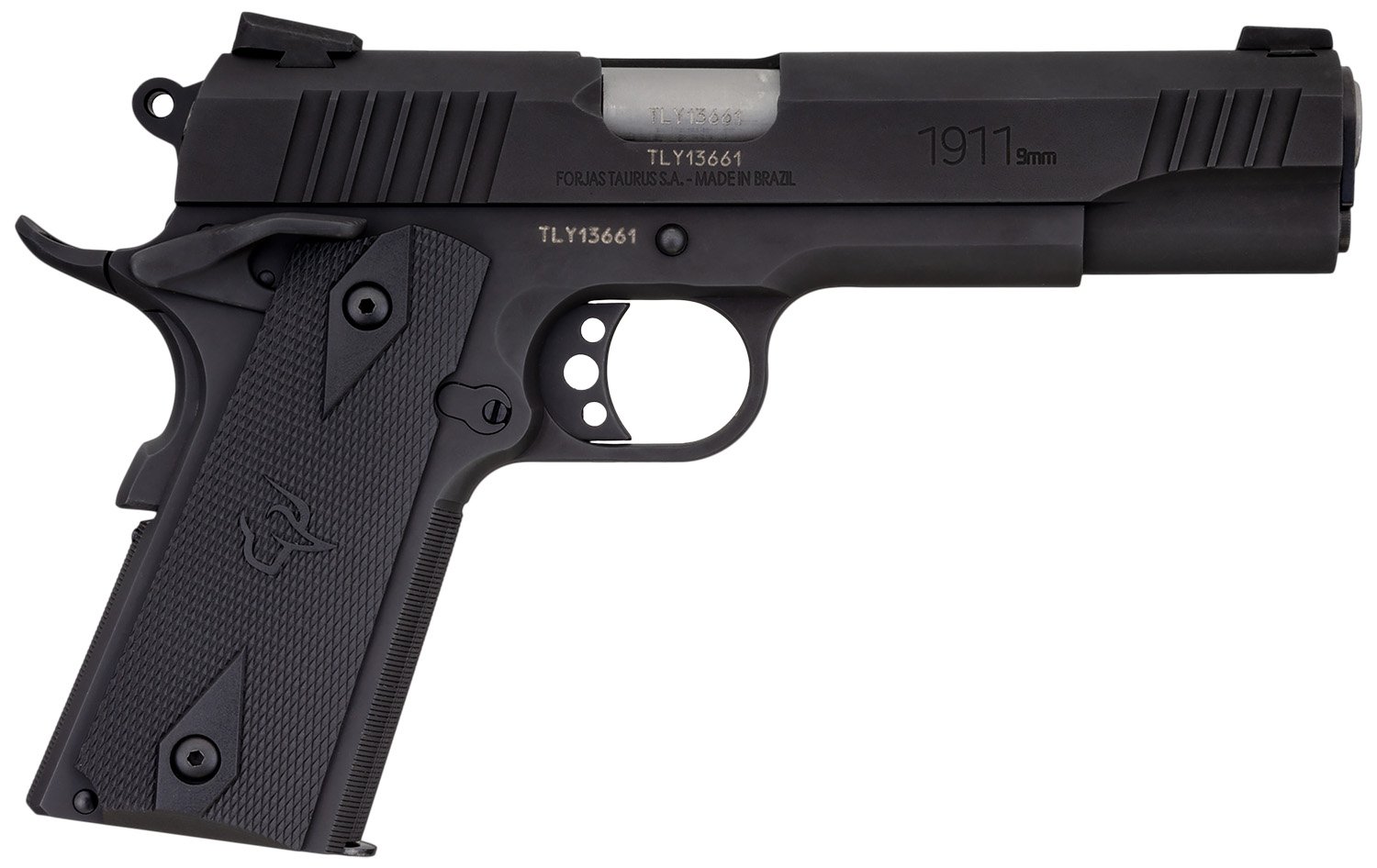 Taurus 1911 9mm Luger 5 in Black 9 Round Single Action Pistol - Taurus International Manufacturing, Inc. - 9mm