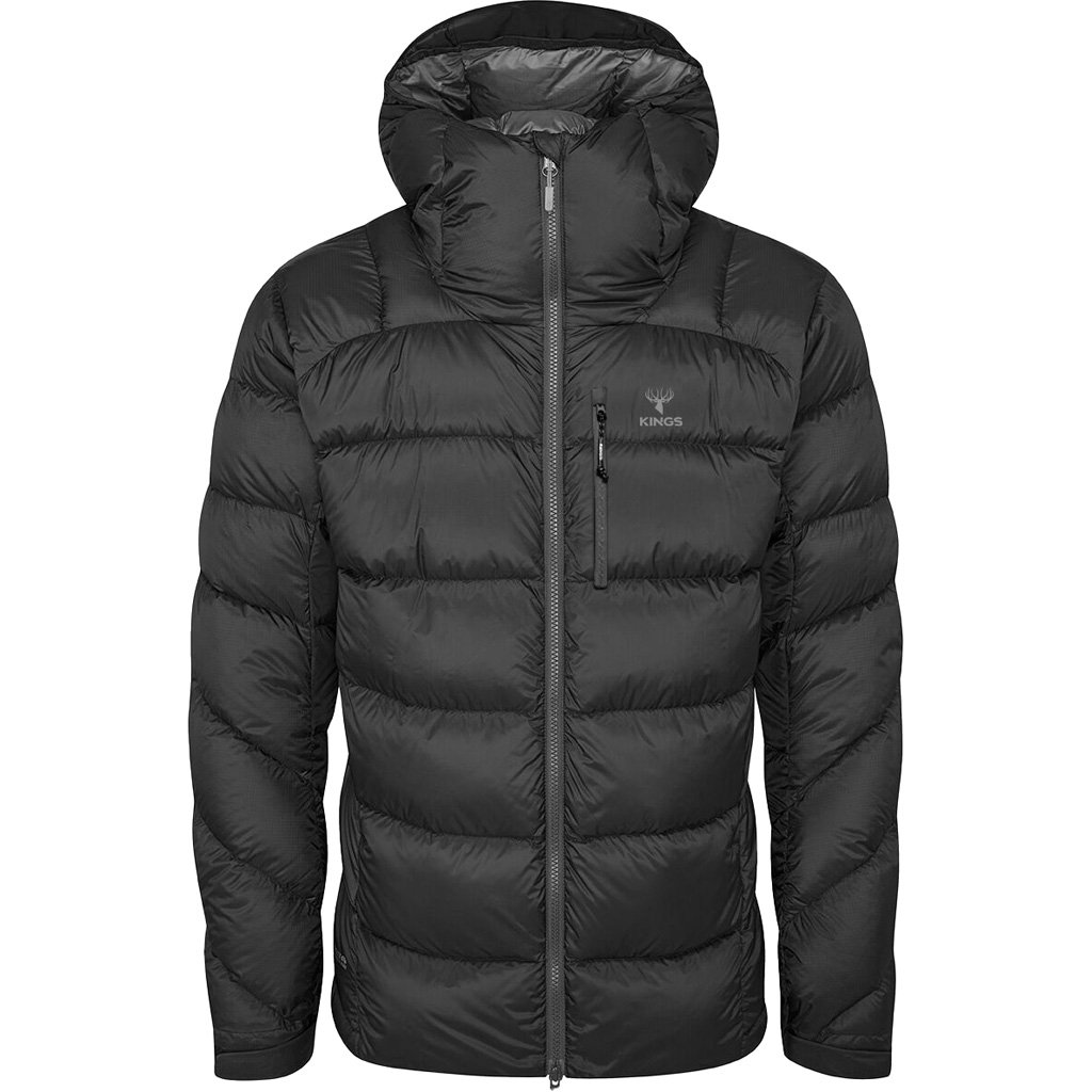 Kings KCM1630-BLK-3XL Lightweight Puffy Jacket Black 3XL Windproof Water-Resistant - Kings Camo