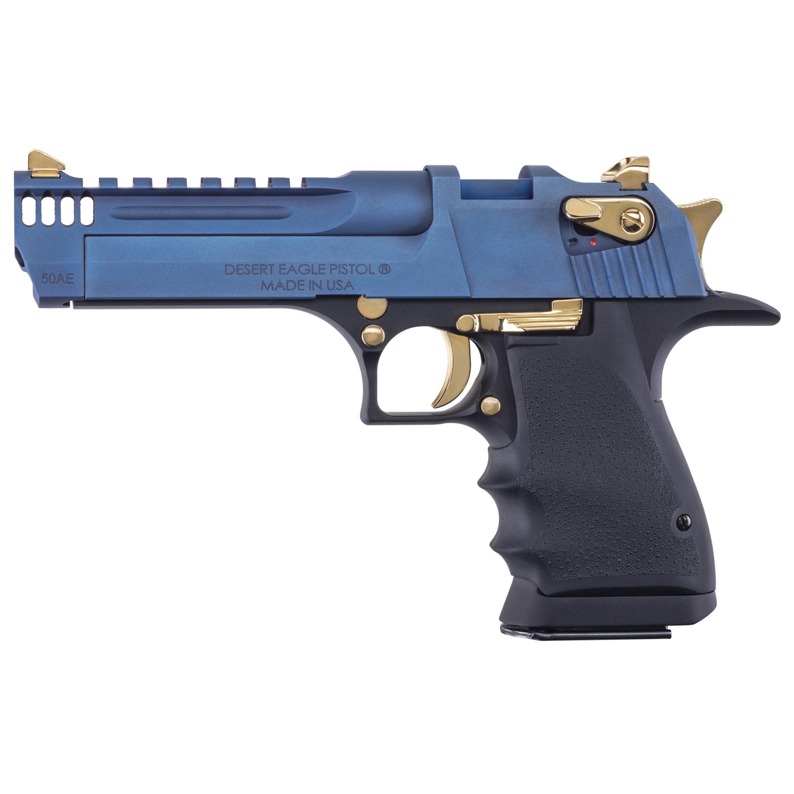 Magnum Research DE50L5CBG Desert Eagle L5 50 AE 5" Carbo Blue PVD Pistol