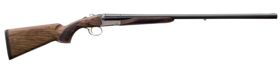 Charles Daly 930.355 12GA 3" 28" SxS Shotgun, Walnut, Blued Finish - CHARLES DALY - 12
