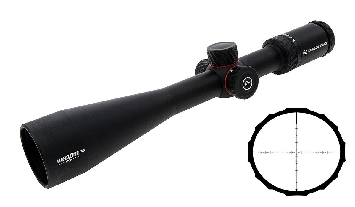 Crimson Trace 01-01360 Hardline Pro 5-20X50 30mm MR1-MOA Scope Black - Crimson Trace