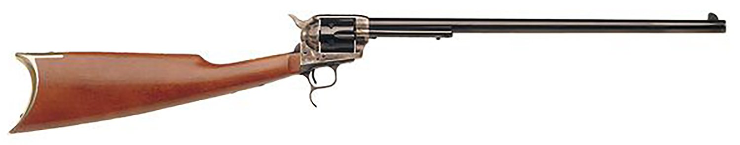 Cimarron MP419 Revolving Carbine 45 Colt 18" Blued Barrel Wood Stock - Cimarron - .45 LONG COLT