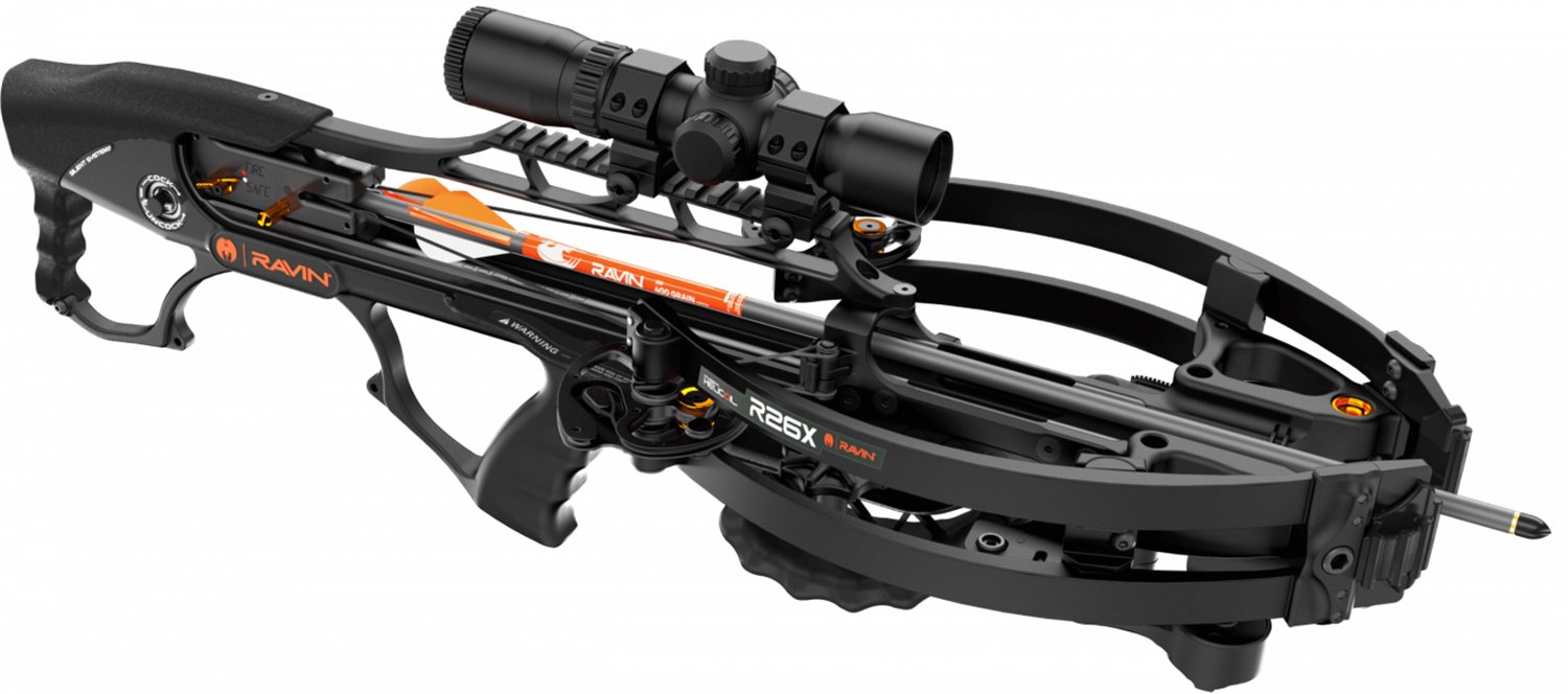 Ravin R26X Crossbow Kit 400fps 12lb 26in Silent Cock Black