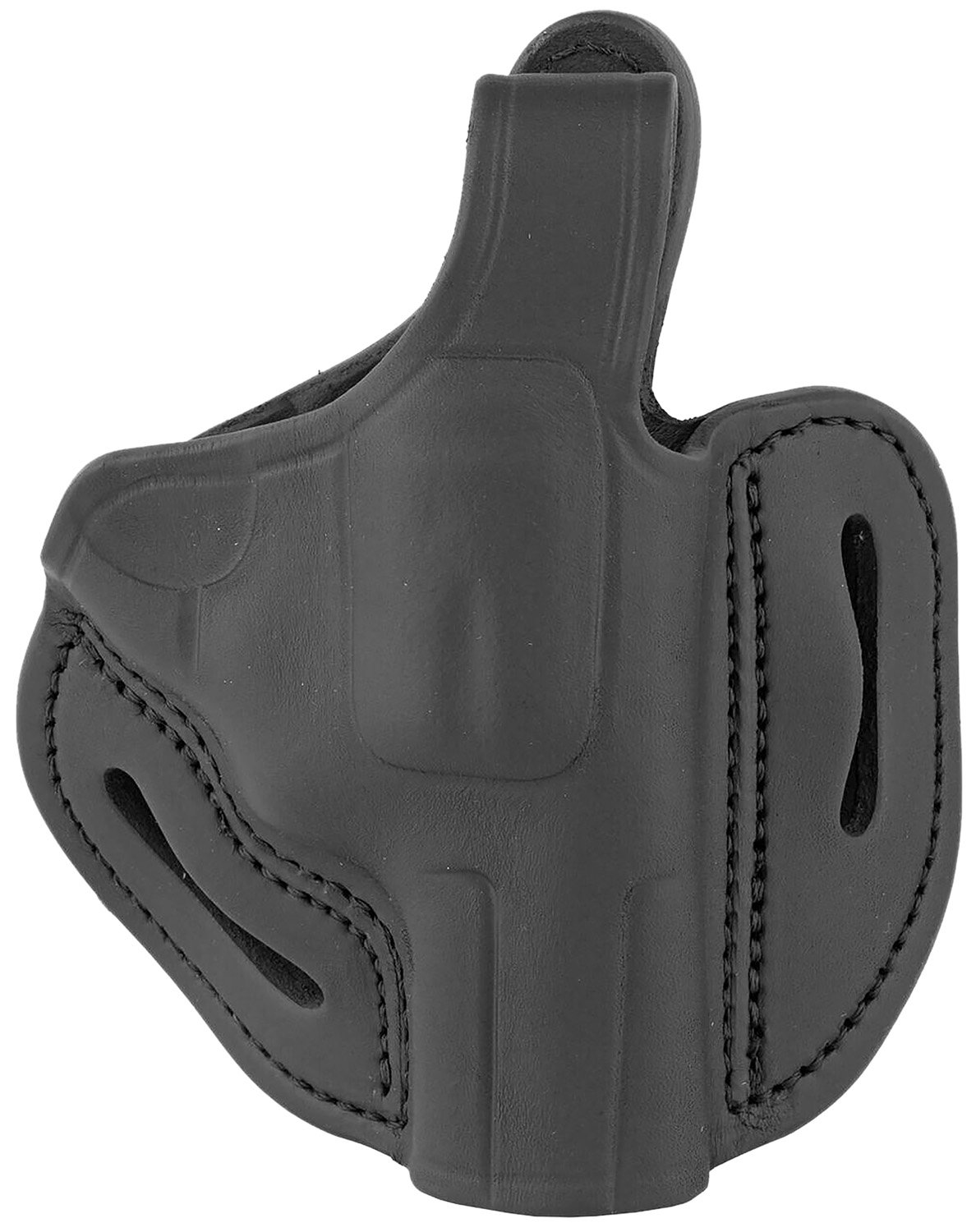 1791 Gunleather RVHX-2S-SBL-R Revolver Holster K&L Frame 3" Stealth Black RH - 1791 Gunleather - STEALTH BLACK