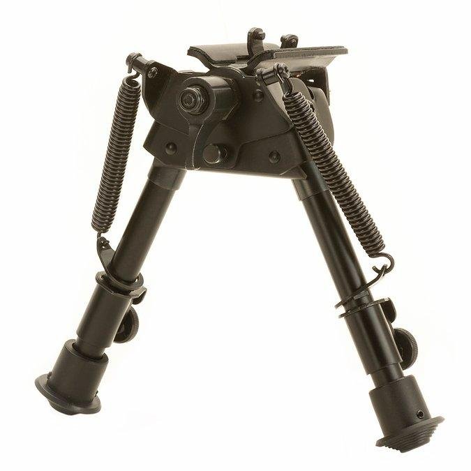 Sport Ridge T9501P Heavy Duty Pivoting Bi-pod Adjustable 6"-9" Black