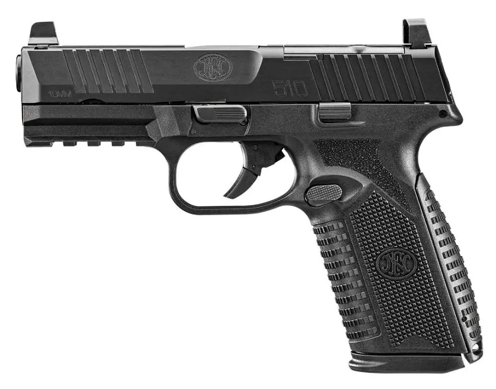 FN 510 MRD 10mm Auto Pistol 15 Rounds Black - FN America - 10mm