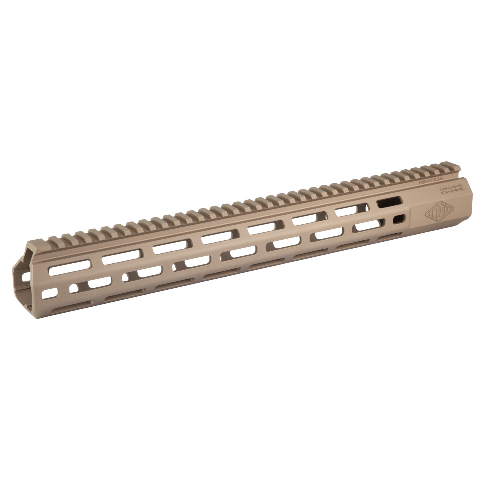 Reptilia 100-340 Handguard, M-LOK, 15" Anodized Black for AR15