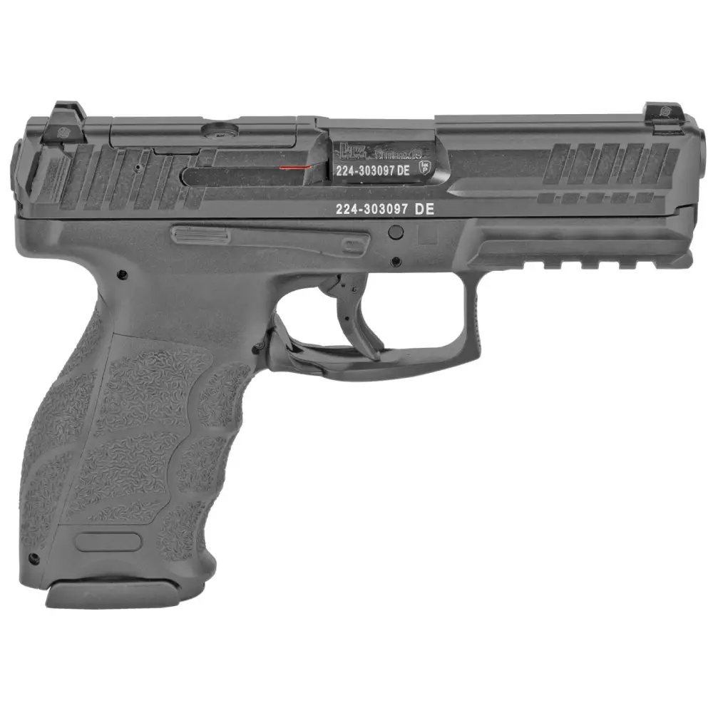 HK 81000485 VP9 Optic Ready 9mm Luger 4.09" 10+1 (2) Black Black Steel Slide Black Interchangeable Backstrap Grip