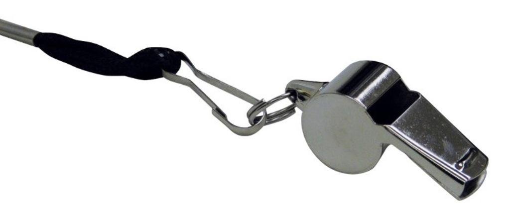 S/SPORT BRASS WHISTLE