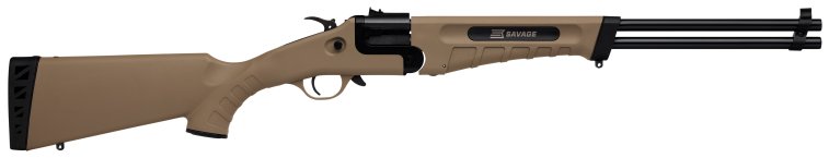 Savage 23003 42 Takedown Rifle/Shotgun .22WMR/.410 FDE Synthetic/Black
