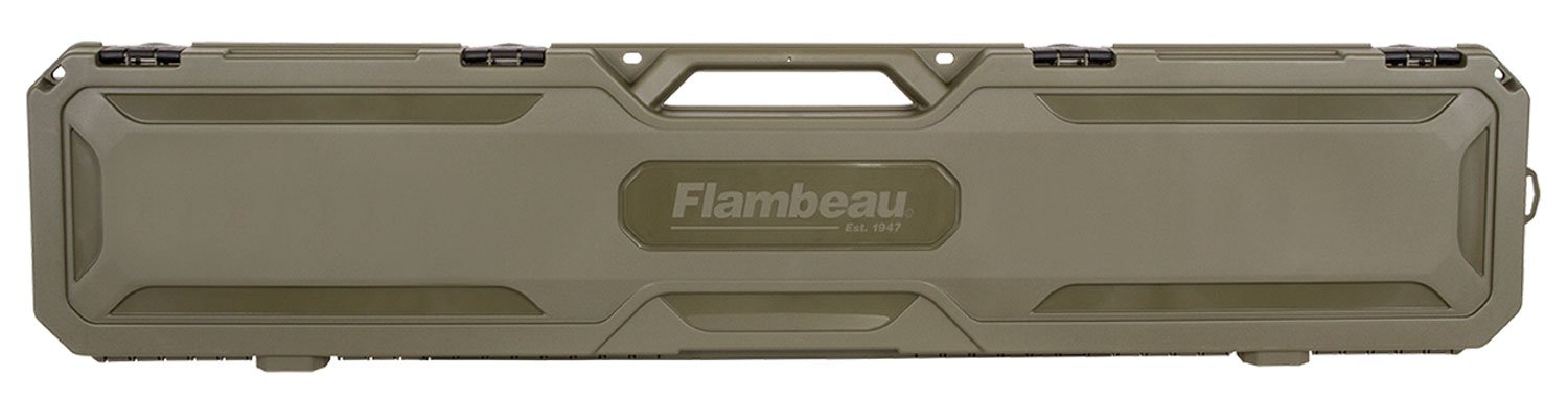 Flambeau 6464FC Safe Shot Olive Gun Case 49.75" Polymer Foam Latches
