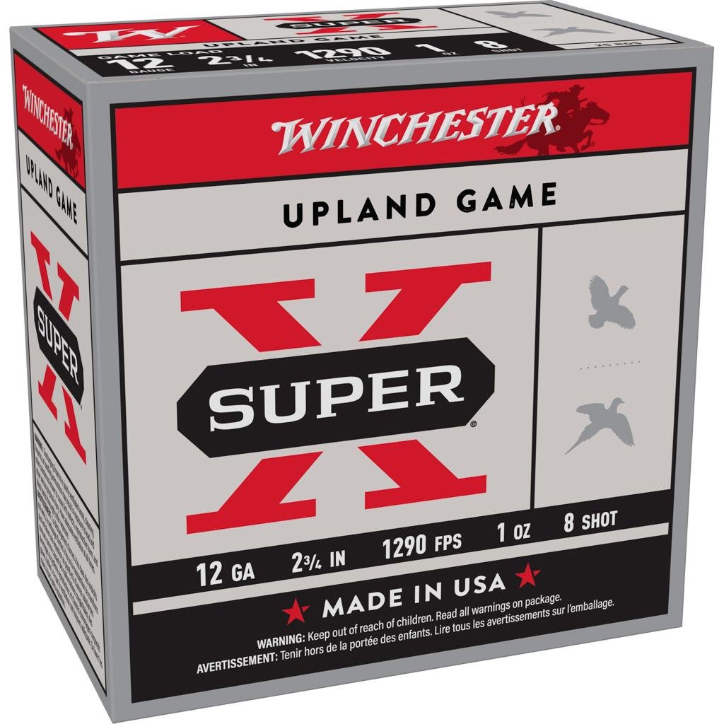 Winchester Ammo XU128 Super X Game Load 12 Gauge 2.75" 1oz 8Shot 25... - Winchester - 12 Gauge