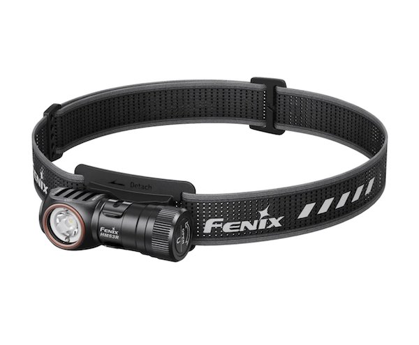 FENIX RECHRG HEADLGT 1600L BLK WHT/RED LGT