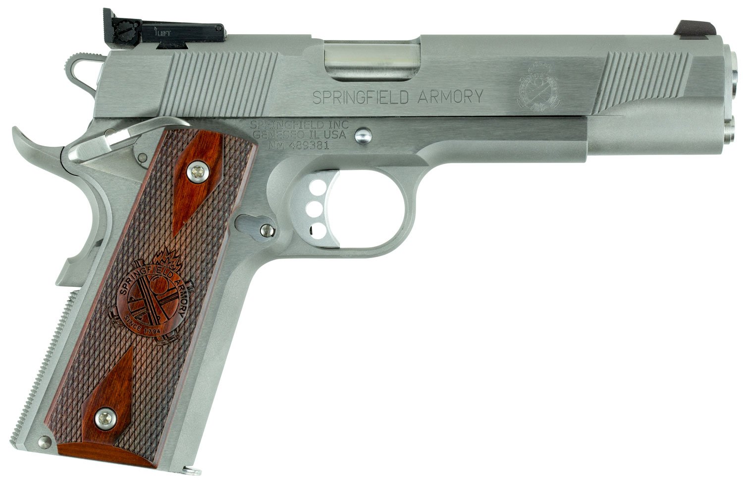 Springfield Armory 1911-A1 45 ACP 5 in Stainless 7+1 Single Action - Springfield Armory - 45 ACP
