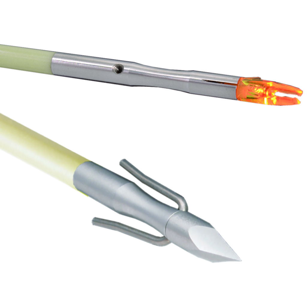 Innerloc 87571 Unity Glow Bowfishing Arrow w/Pro Point, Taper-loc Design