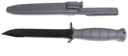 Glock KG039180 Field Knife 81 Gray Polymer Handle with Saw