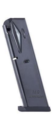 Mec-Gar MGPB9210B Beretta 92FS/M9 9mm 10-Round Blued Steel Magazine