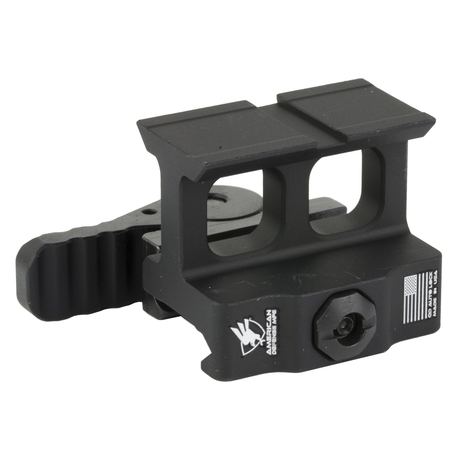 American Defense AD-509T Optic Mount, Lower 1/3, Black, Quick Release