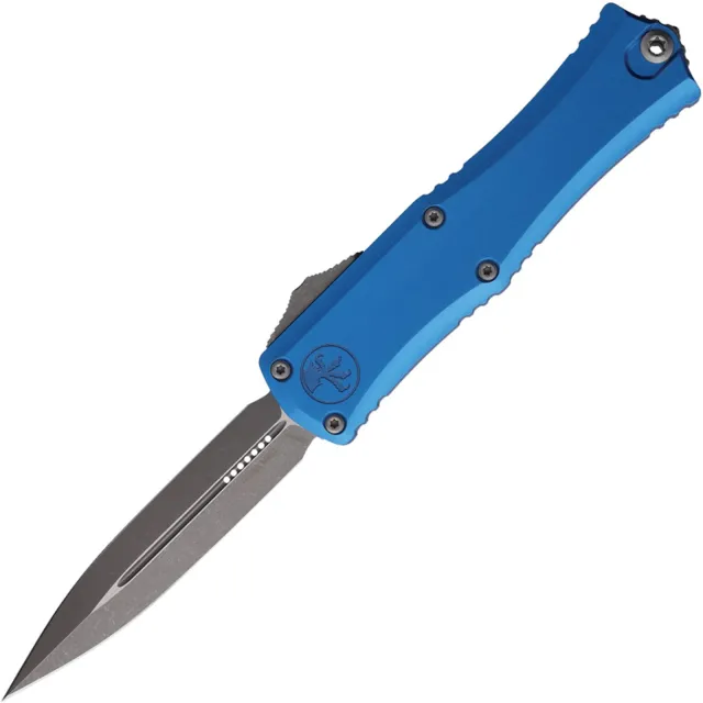 Microtech Hera II Mini 2.96 In D/E Blue Apocalyptic Alu Handle