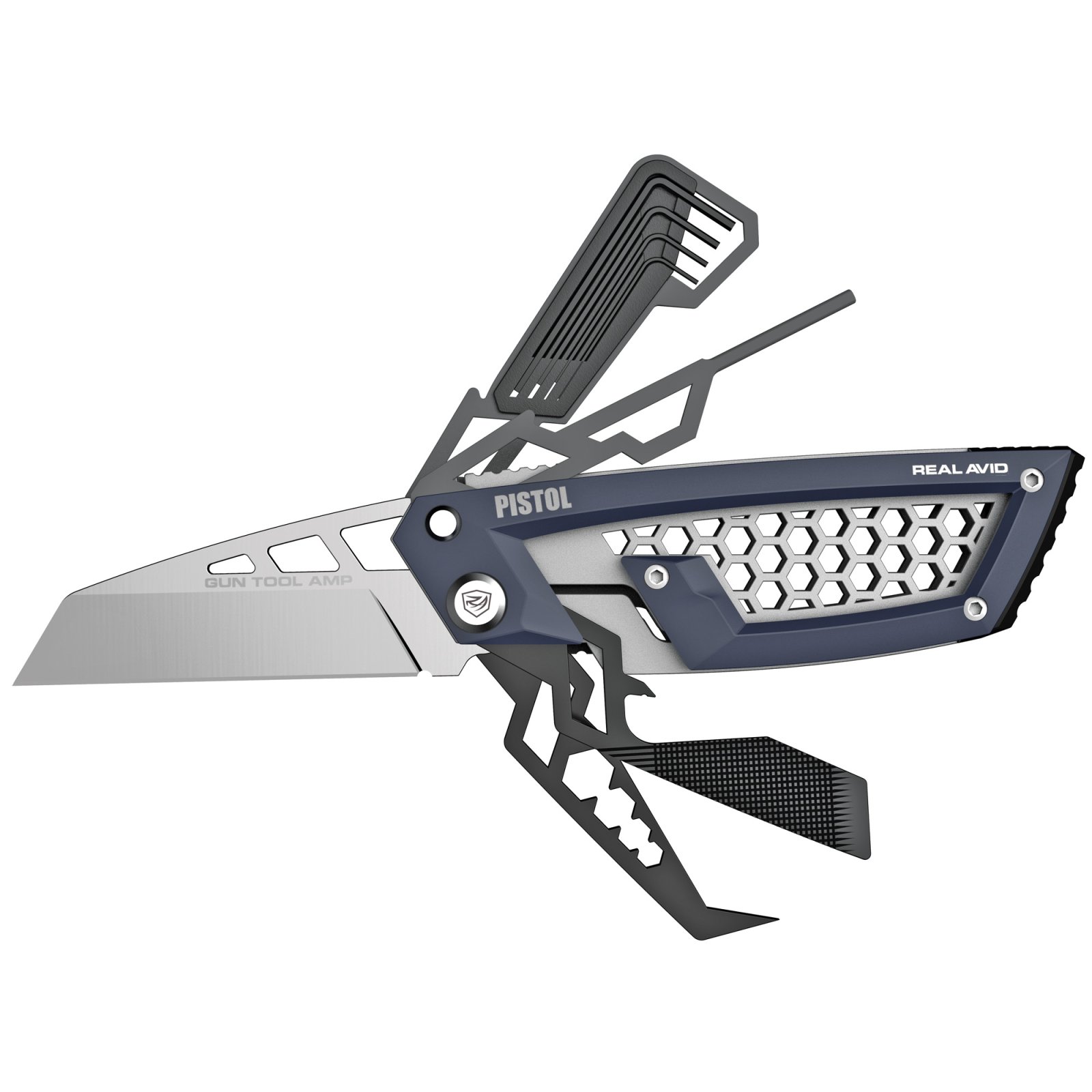 Real Avid AVGTAMPP Gun Tool Amp-Pistol Black/Silver Multi-Tool - Real Avid