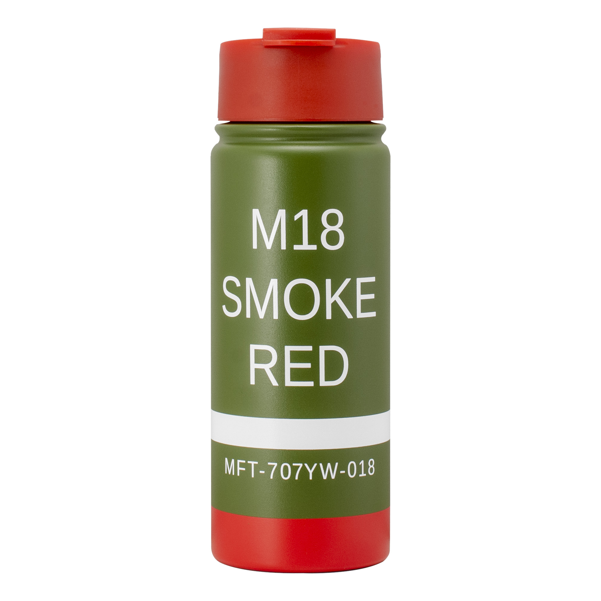 Mission First Tactical M18 Red Smoke 16oz Flip-Top Bottle - Mission First Tactical