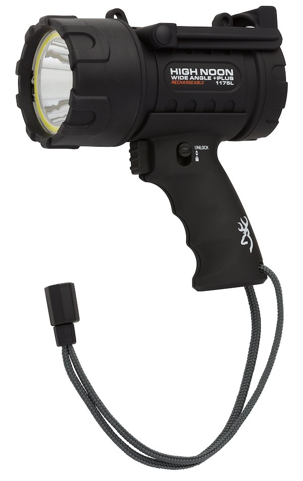 Browning High Noon USB Rechargeable Spotlight w/ Wide Angle Plus (3717785)