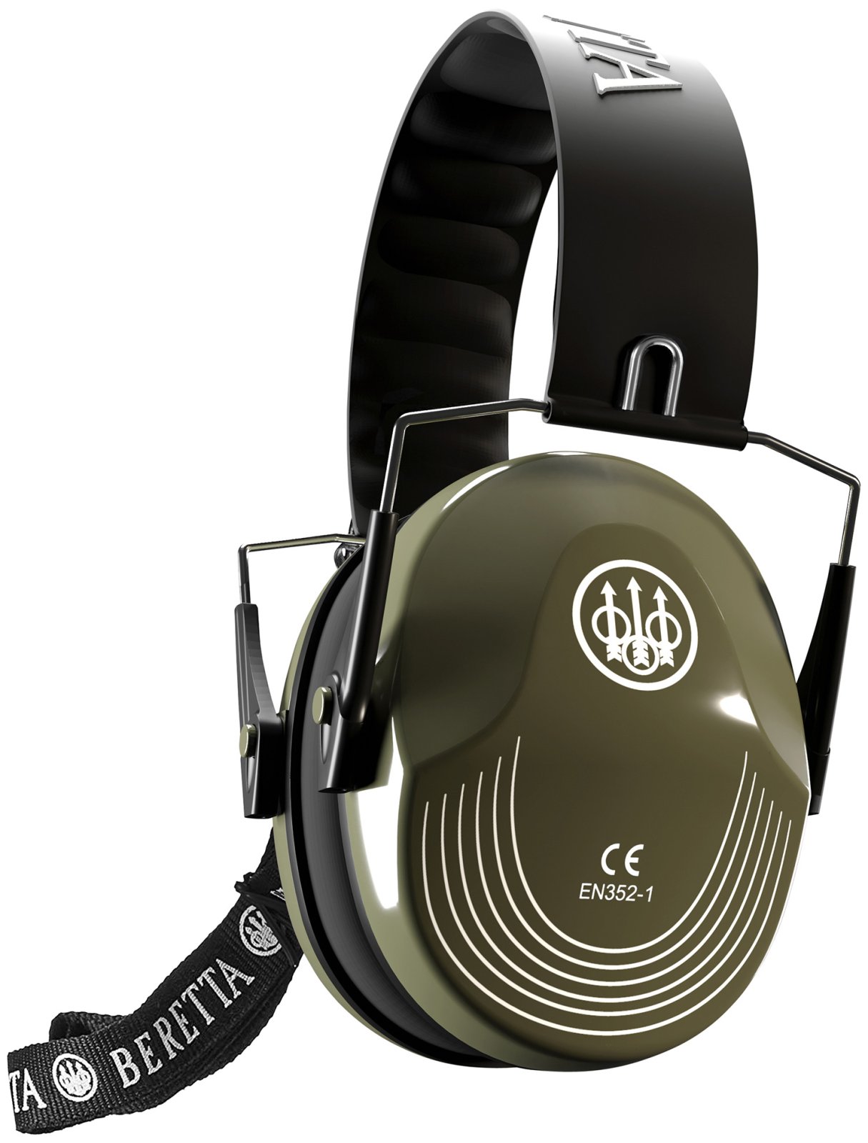 Beretta CF1000000207SS Safety Pro Earmuffs 25dB Green/Black