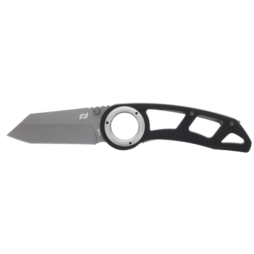 Schrade Torsion Delta Series 3" Tanto Blade Folding Knife - AUS-10 Steel, G10 Handle, Matte Black