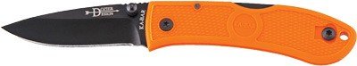 KA-BAR 4062BO Dozier Folding Hunter 3" AUS-8A Blade Blaze Orange Handle