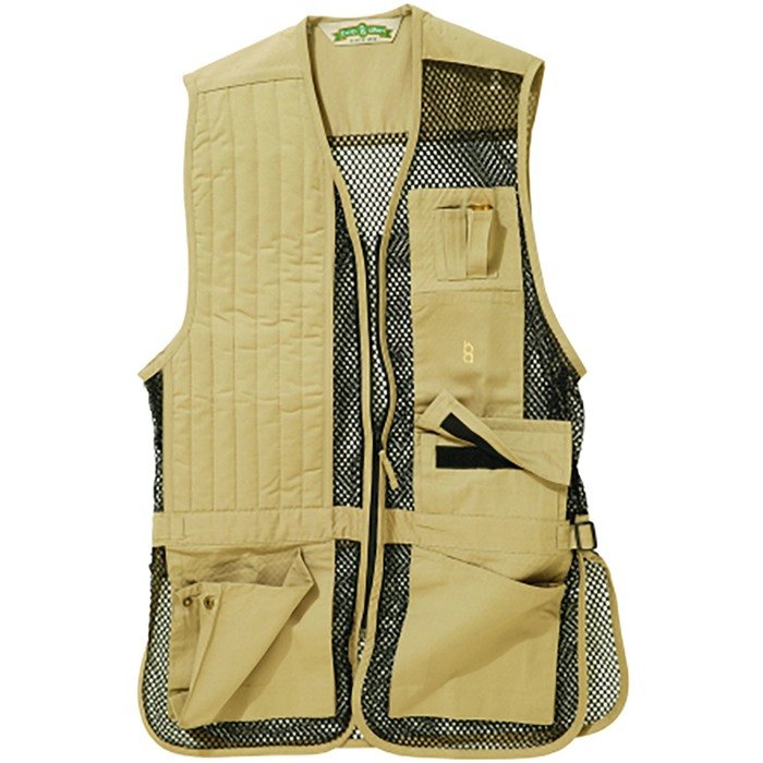 BOB ALLEN FULL MESH SHOOTING VEST KHAKI RH 3XL - Bob Allen