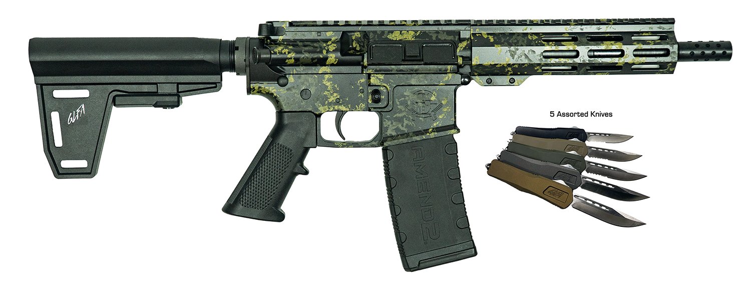 Great Lakes GL15 223 5.56 7.5in Pistol Brace Black - Great Lakes Firearms - 223 Rem/5.56 NATO