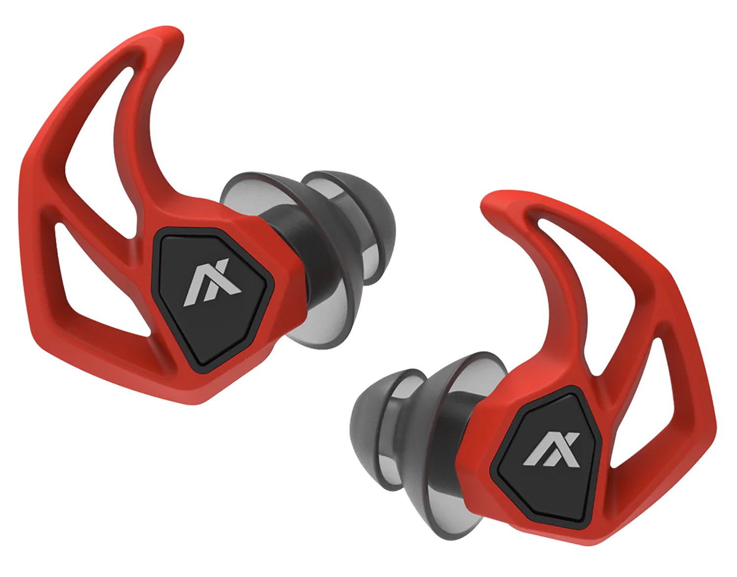 AXIL X30i Earplugs X30I-BLAZE, Blaze Orange, 3 Silicon, 2 Foam Tips, Case - AXIL - BLAZE RED