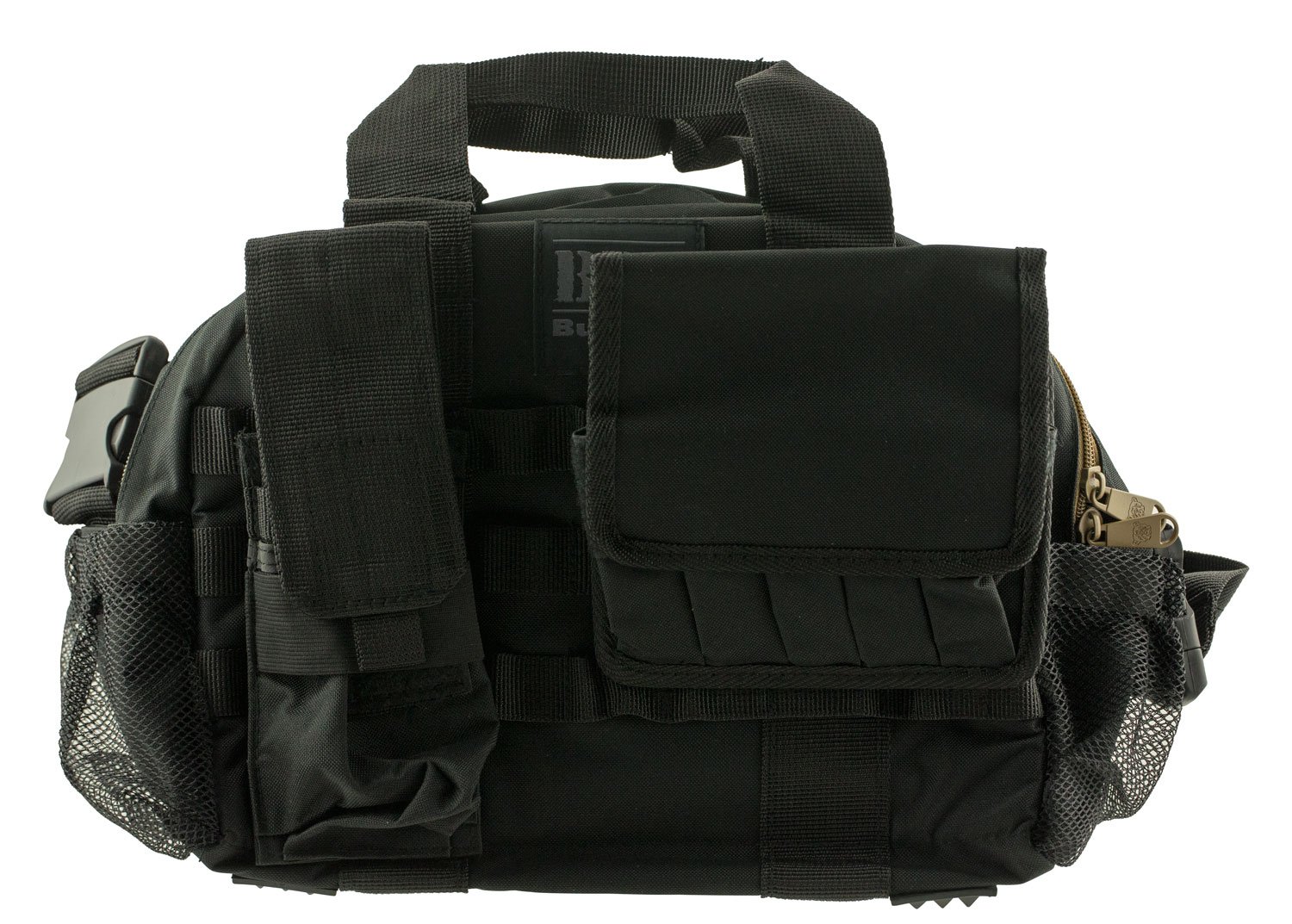 Bulldog CASES BDT Tactical Black Range Bag with MOLLE Mag Pouches (BDT940B) - Bulldog - BLACK