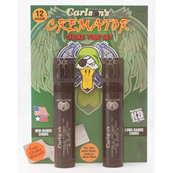 Carlsons Cremator Non-Ported Browning Invector DS 2-Pack MR/LR Choke Tubes - Carlsons
