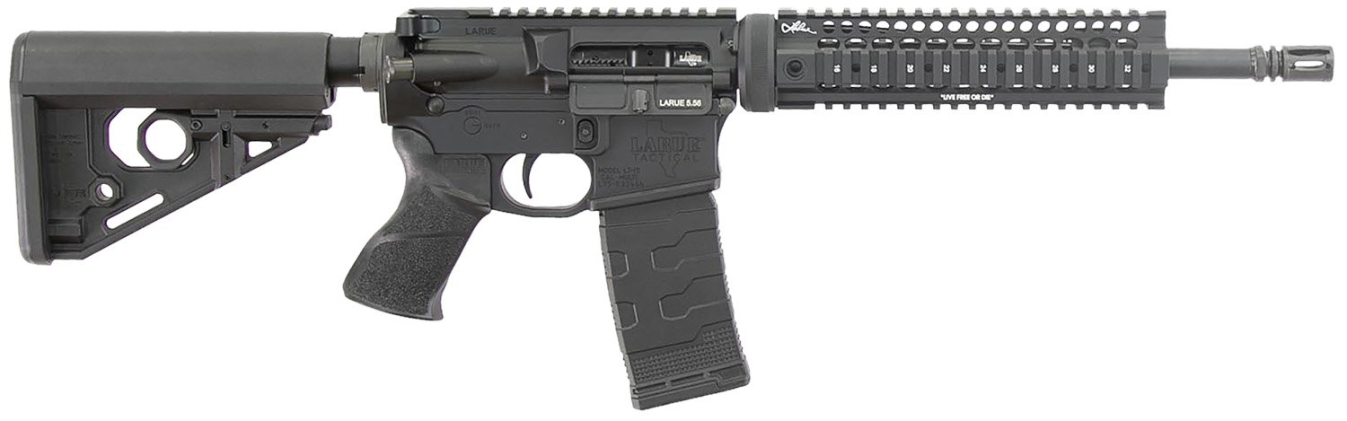 LaRue Tactical LT1555612QUAD 5.56 Semi-Auto 12" Barrel Black 30+1 - LARUE - 5.56 NATO