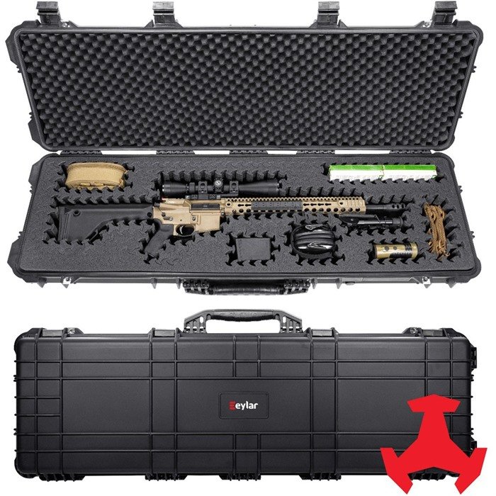 EYLAR 48" HARD RIFLE CASE W/RAGAR FOAM INSERT BLACK
