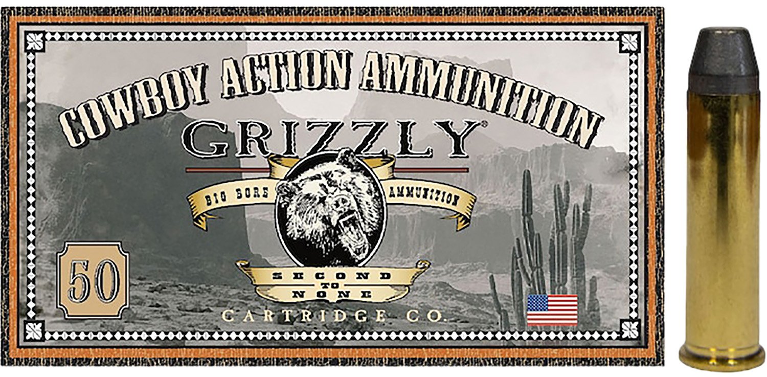 Grizzly Ammo GC357M8 357Mag 158gr Round Nose Flat Point 50 Per Box-10 ... - GRIZZLY - ROUND NOSE FLAT POINT
