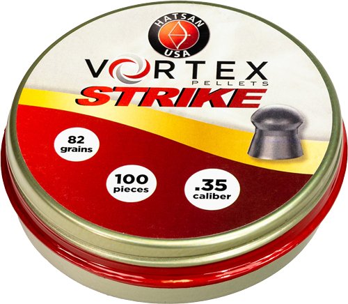 HATSAN VORTEX STRIKE PELLETS 35 81.02GR 100 PER TIN - Hatsan - .35