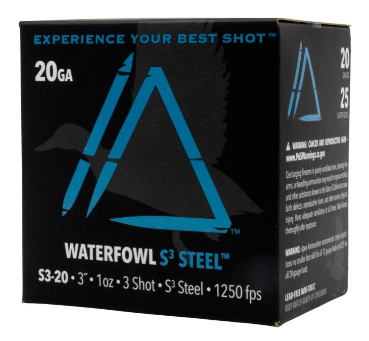 Apex 20 GA 3" WATERFOWL S3 STEEL1 OZ. #3 25RD               - Apex Tactical Specialties