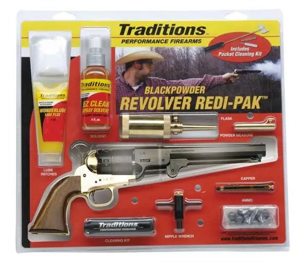 Traditions FRS18511 1851 Navy Break Open 44 Cal #11 Percussion 7.50" 6