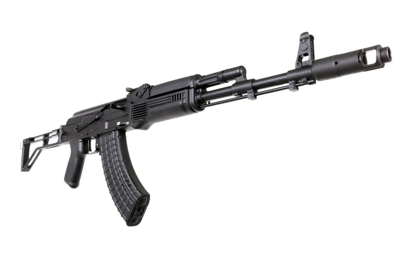 Arsenal SAM7SF 7.62x39mm Semi-Auto AK-47 Rifle with Aluminum Side-folding Buttstock Black Furniture - Arsenal