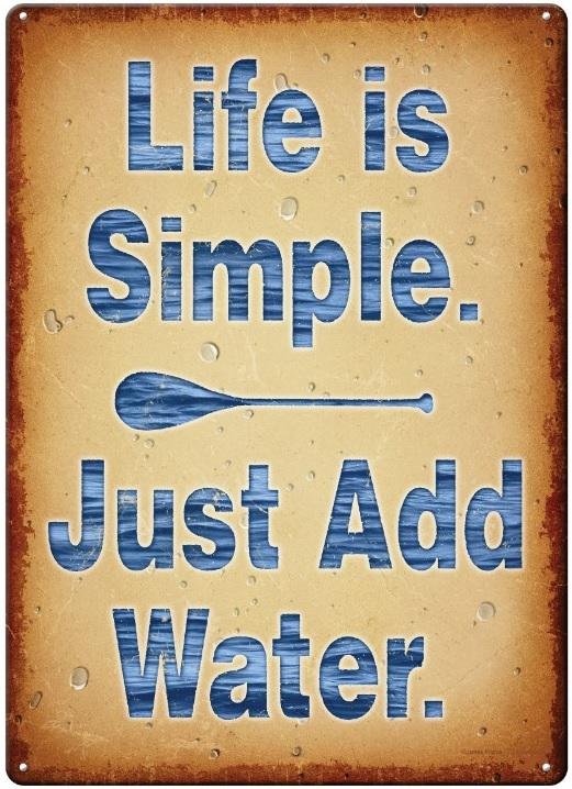 R.EDGE 4508 Tin Sign 12In x 17In Weatherproof Finish