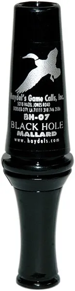 Buy Haydel's BH07 Black Hole Double Reed Duck Call Polycarbonate Mallard online